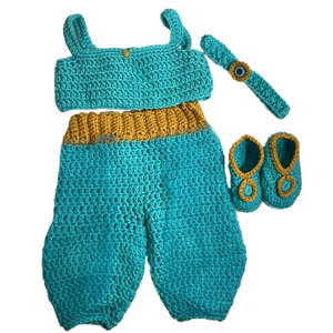 Princess Jasmine 12 Months (approx.) Crochet Costume Cosplay  Handmade